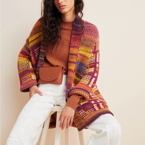 Anthropologie Tavia Longline Knit Cardigan - Size XXS - Picture 3 of 17